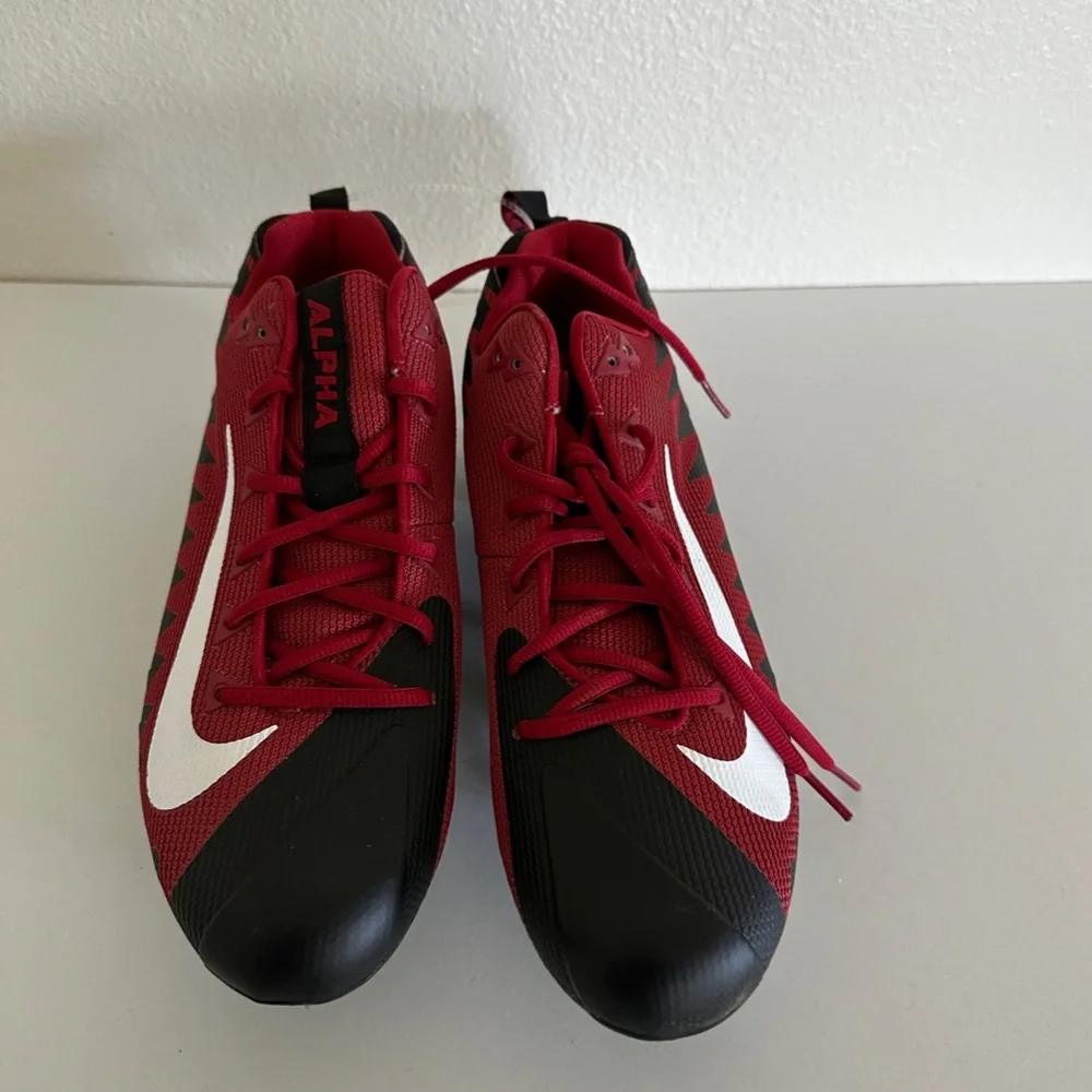 Nike Alpha Menace Low Football Cleats Shoes AJ26606-010 Maroon Men's Size 12_4